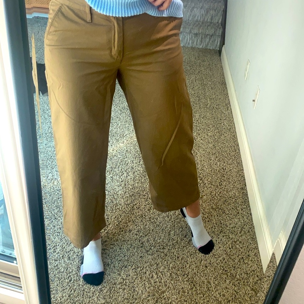 VANS Wide Leg Pant Chinos Khaki Tan Brown